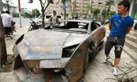 مردی که خودش لامبورگینی ساخت! +عکس