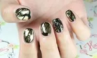 طرح های خاص ناخن، مدل شیشه ای