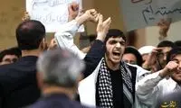 تصاویر تازه از برهم زنندگان سخنرانی لاریجانی