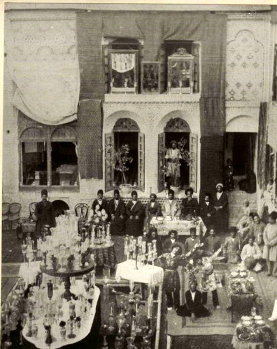 عروسی یک خانواده اعیان در دوره قاجار