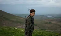 تصاویر عکاس زن ایرانی در پادگان زنان کرد