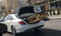 حمل بار با بنز ۳ میلیاردی!
