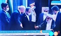 جنتی بدون ماسک به مراسم تحلیف آمد