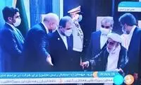 جنتی بدون ماسک به مراسم تحلیف آمد