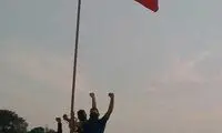 پرچم ایران به نشانه تقدیر در ونزوئلا برافراشته شد