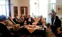 جنتی در منزل داود رشیدی