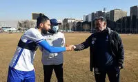 فرشید باقری در تمرین استقلال حاضر شد