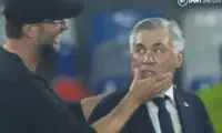 شوخی جالب آنچلوتی با کلوپ بعد از بازی دیشب