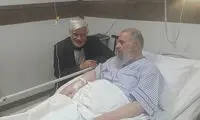 عارف از آیت‌الله موسوی بجنوردی عیادت کرد