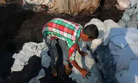 کارگران تولید چرم در بنگلادش +عکس