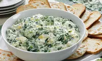 طرز تهیه دیپ مرغ و اسفناج پنیری، پیش‌غذای خوشمزه