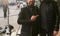 پژمان بازغی در کنار بازیگر محبوب ترکیه‌ای
