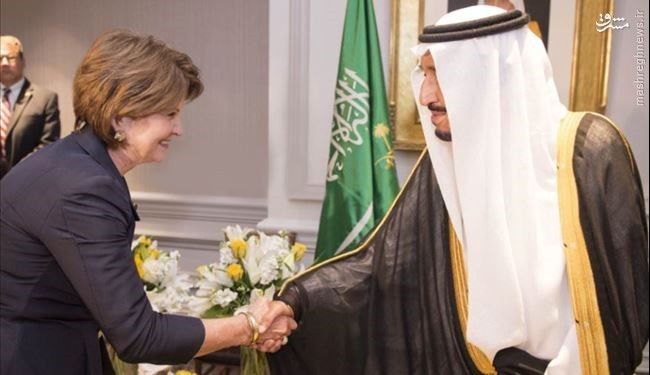 دسته گل پادشاه عربستان +عکس