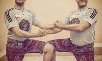 عکس: رامبد و نیما با ژست پهلوانی