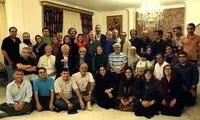 تقدير هنرمندان از عارف +عکس