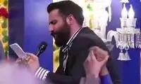 شعرخوانی تهدیدآمیز حسین طاهری در حمایت از رهبر انقلاب