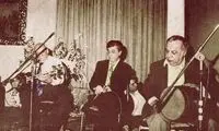 تصویری کمتر دیده شده از دو استاد ماندگار موسیقی