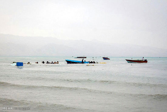 طغیان دریا در جنوب بوشهر