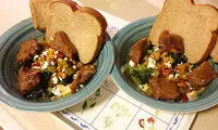 طرز تهیه خوراک گوشت و سبزیجات با طبخ مردانه