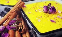 افطاری روز؛ فرنی زعفرانی با آرد برنج یا نشاسته ذرت