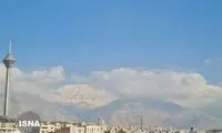 بارش اولین برف پاییزی در تهران