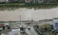 زورآزمایی همت جوانان گمیشان با قدرت سیلاب