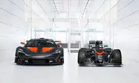 P1 GTR مک‌لارن با طرح خودروهای فرمول یک