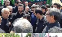 حضور آذری جهرمی در مراسم عزاداری ظهر تاسوعا