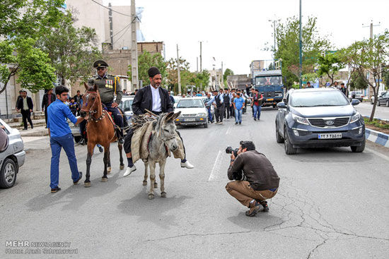 عکس: آئین سنتی «بیل گردانی»