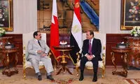 دیدار پادشاه بحرین با سیسی در قاهره