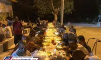 سفره مهربانی باشگاه نساجی در قائمشهر