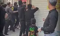 هجوم مردم برای گرفتن نذری باعث شکستن لوله گاز شد!