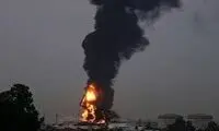 نقاطی که دقایقی پیش هدف حمله قرار گرفت