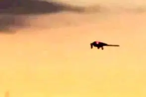 پهپاد مرموزی که پس از حمله به ونزوئلا دیده شد