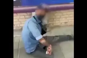 گدایی که خود را به معلولیت می‌زد، دستگیر شد