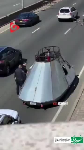 خودروی عجیبی که در خیابان رویت شد