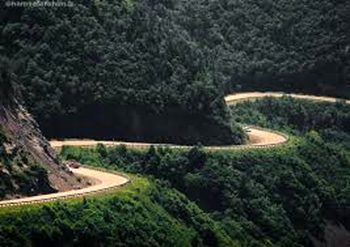 تصاویر ترسناک از حجم آلودگی هوا در چالوس