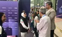 برخورد کیمیا علیزاده با وزیر ورزش حاشیه‌ساز شد
