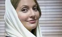 استایل مشکی و جدید مهناز افشار روی موتور قرمز