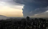 تصاویری جدید از وضعیت آتش‌سوزی در انبار نفت شهران