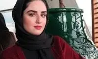 عکسی از هانیه غلامی با چادر در امام‌زاده صالح