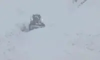 این بخش از ایران، زیر بارش برف دفن شد