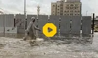 وضعیت فوق‌العاده در پی باران سیل‌آسا در مکه