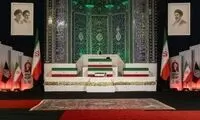 نماز پدرِ نوه 14 ماهه رهبر شهید بر پیکر دخترش