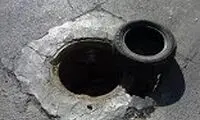 امیرمسعود، قربانی سرقت دریچه فاضلاب شد
