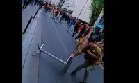 پناهندگان افغان، خیابان‌های پاریس را ویران کردند