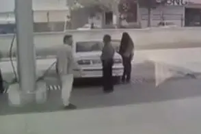 لحظه انفجار جایگاه CNG صحنه در دوربین مداربسته
