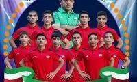 کشتی آزاد نونهالان ایران بر بام آسیا ایستاد