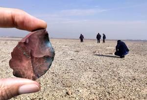 کشف محوطه پارینه سنگی میانه در جنوب تهران
