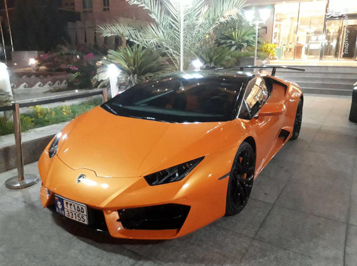 جولان لامبورگینی هوراکان در خیابانهای تهران